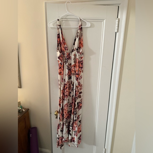 Maaji Rose Glaring Maxi Dress Pink Floral from Revolve - Picture 6 of 7